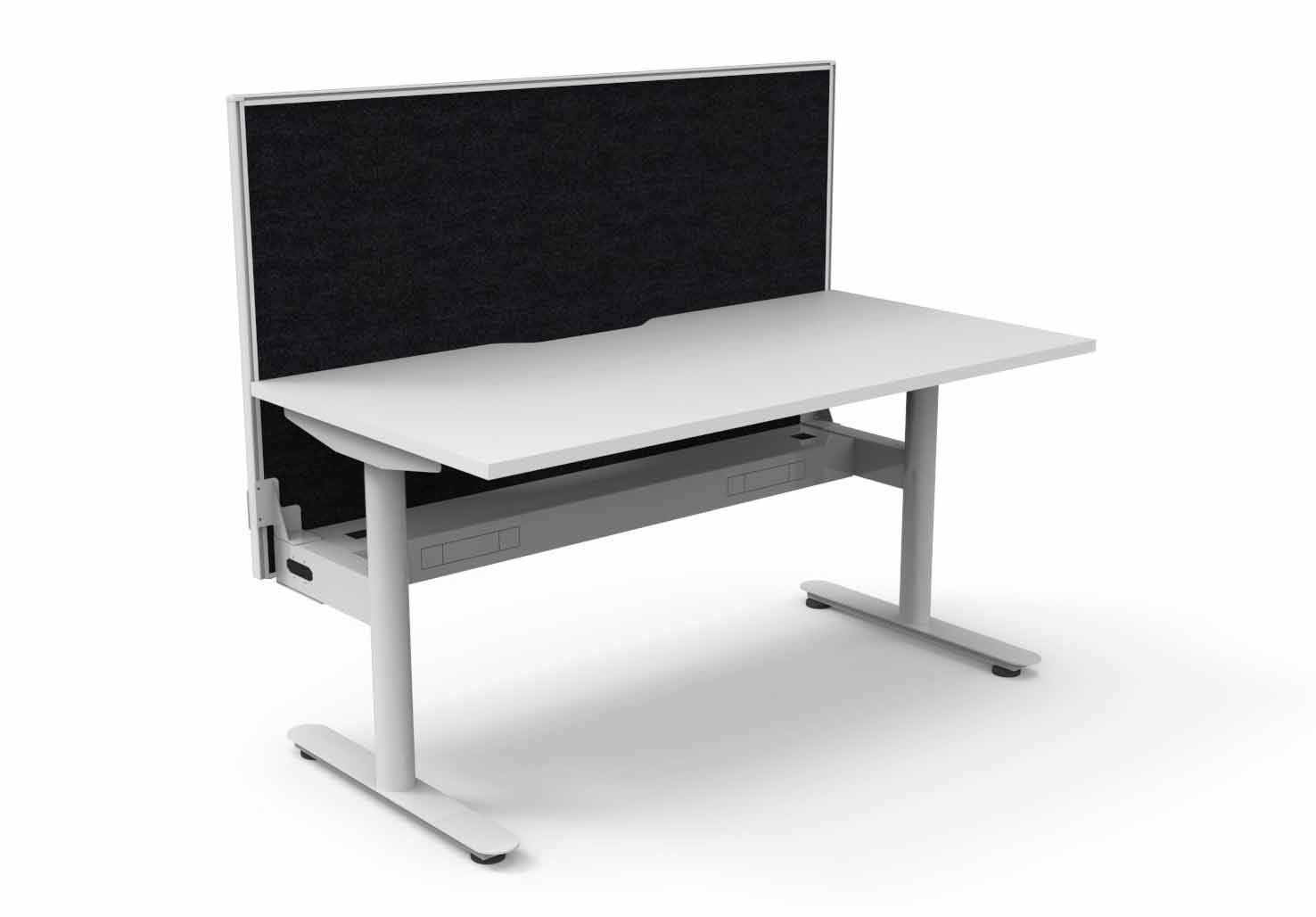 Halo Static Single Sided Workstation - with Screen